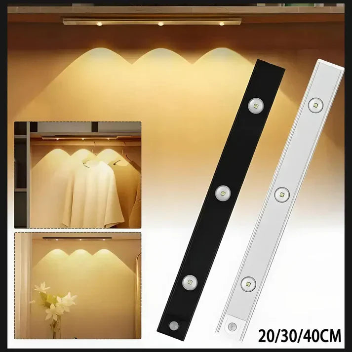 LED PIR Motion Sensor Light with USB Rechargeable